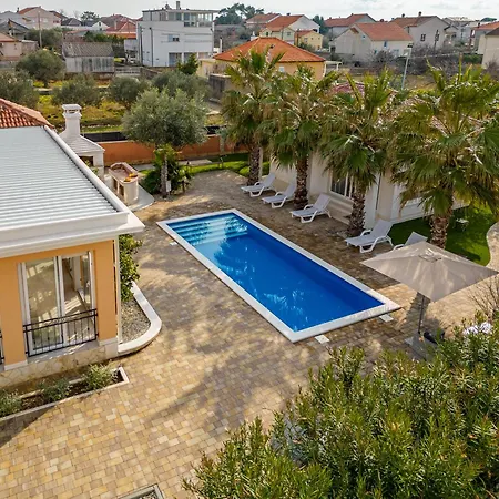 Luxury Villa Agape Palm Beach Tennisplatz Privlaka  Exterior photo